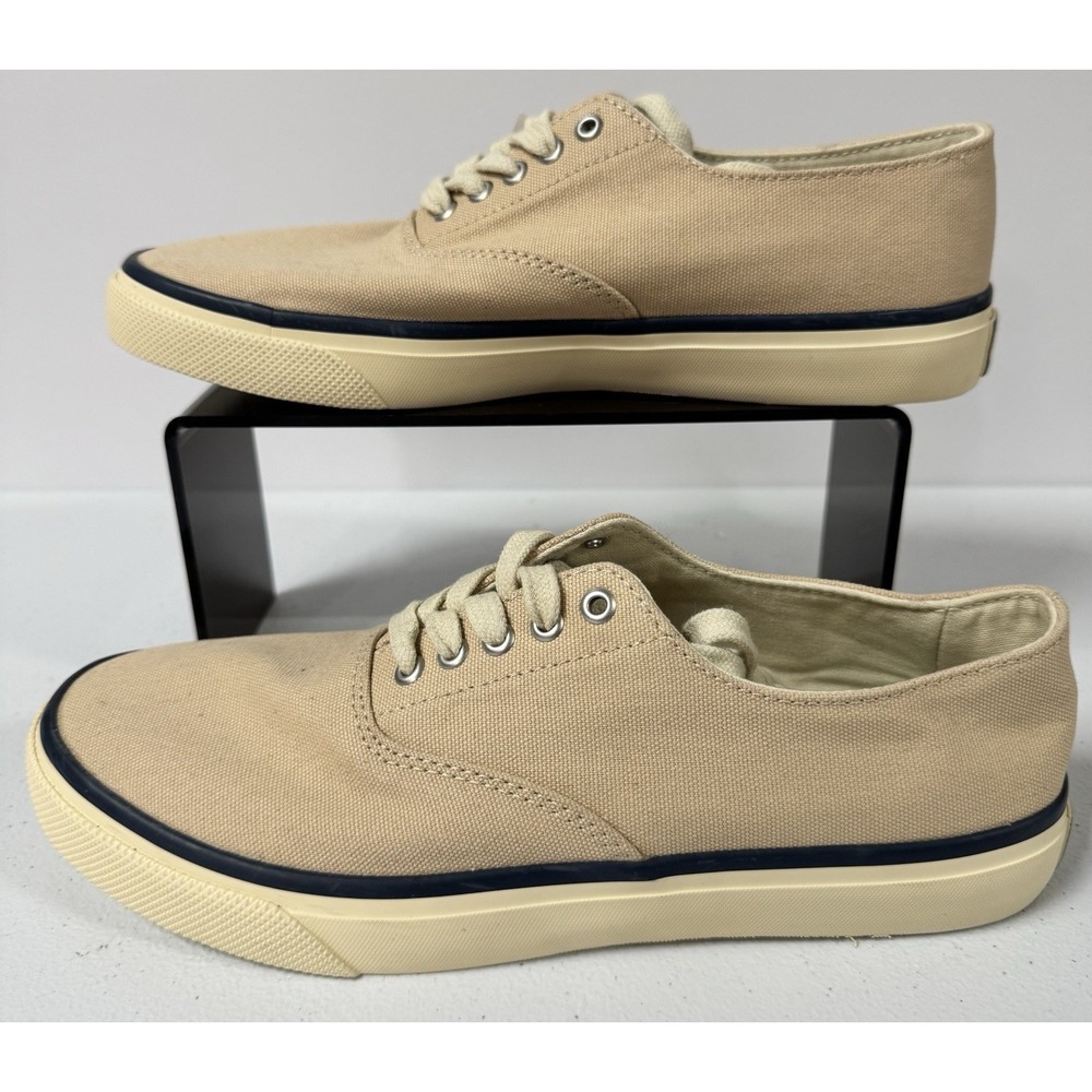 Size 7.5US- Sperry Classic CVO Top Sider Shoes, Light Beige